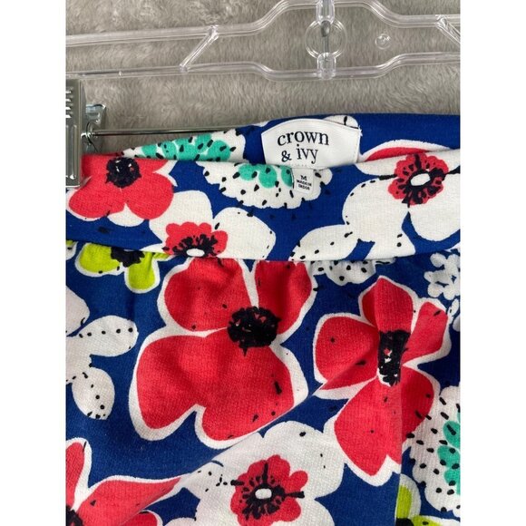 Crown and Ivy Girls Floral Streets of Charleston Skort Medium - Picture 6 of 6